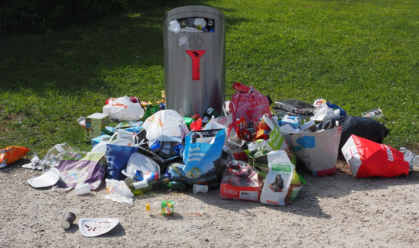 garbage can