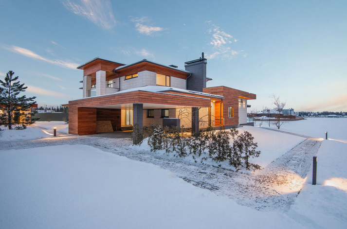 roof in winter